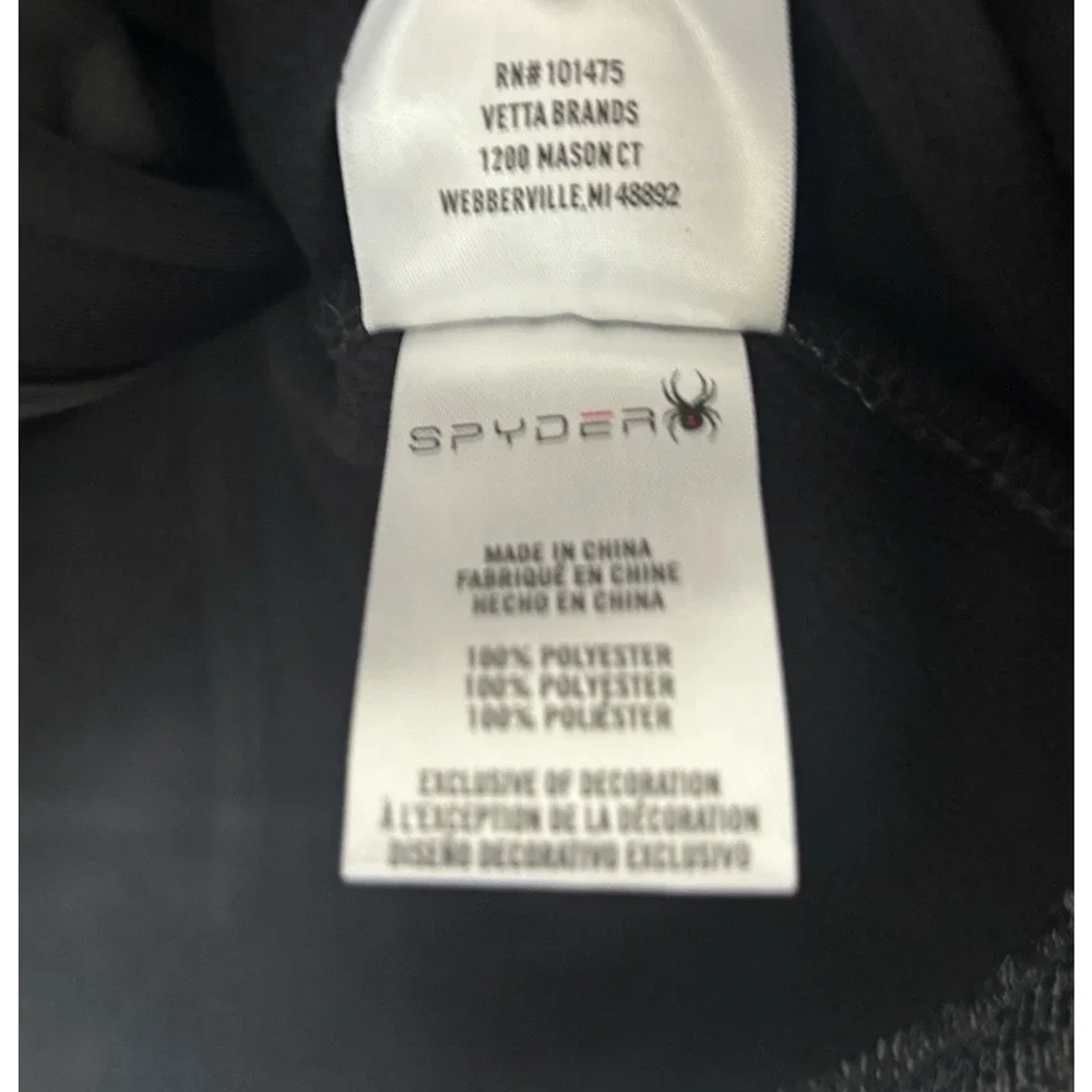 Spyder Full Zip Jacket Medium Mens Gray New Constant Steller
